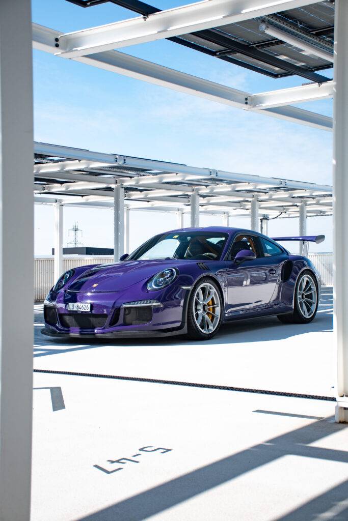 Porsche GT3 RS Ultraviolett von selected cars